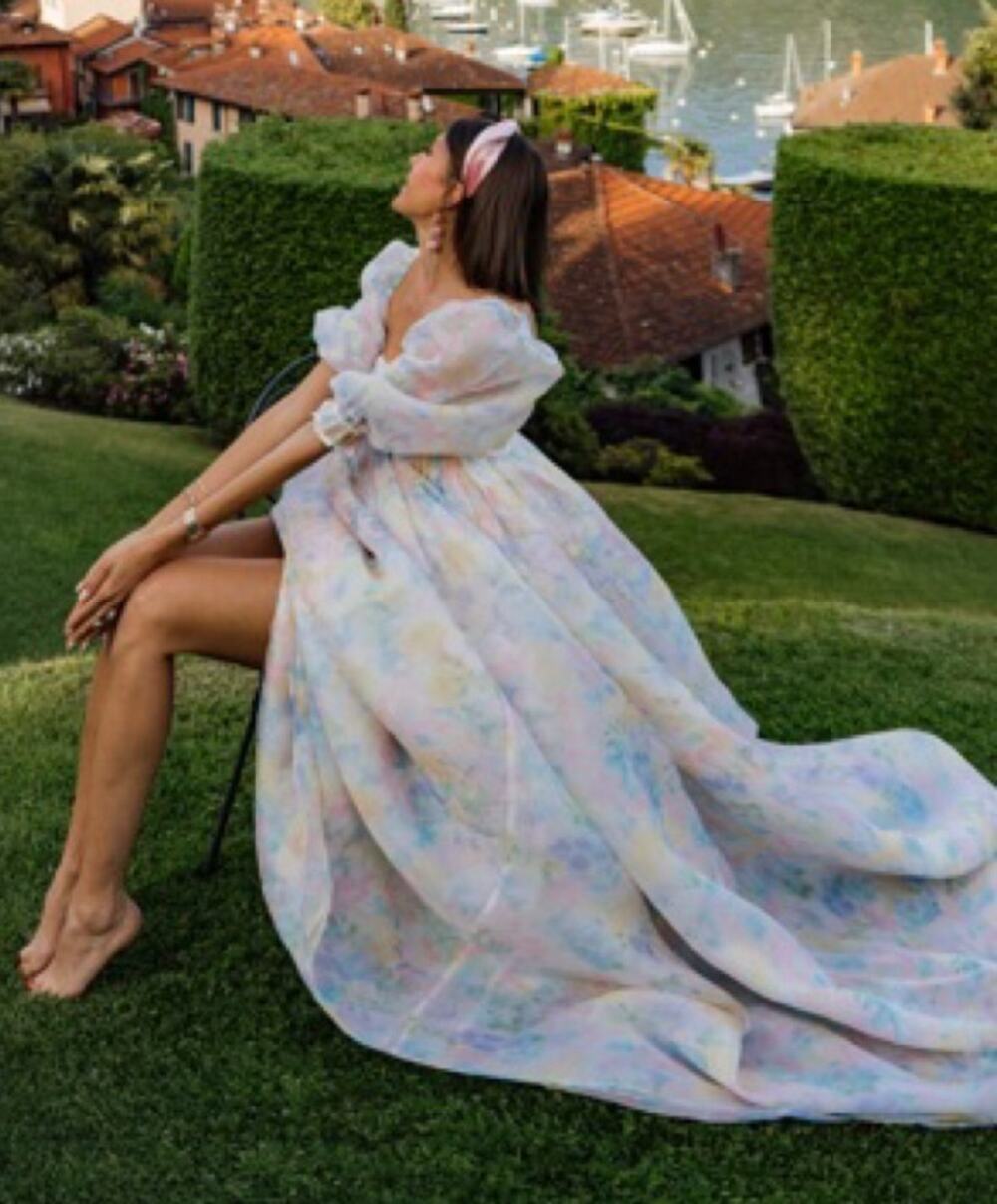 Selkie Sweetcorn Puff Pastel Gown Dress